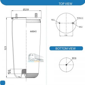 کیسه باد نیم کامل 941 سامکو