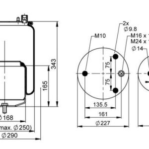 کیسه باد نیم کامل 4560 سامکو